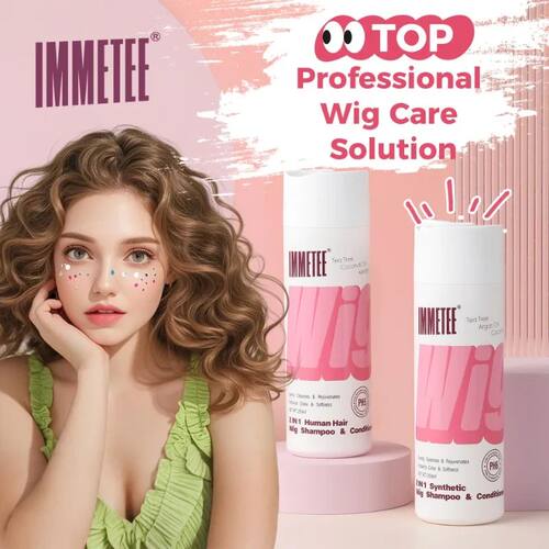 Wig Shampoo Wig Solution for Human and Synthetic Hair Wig Br