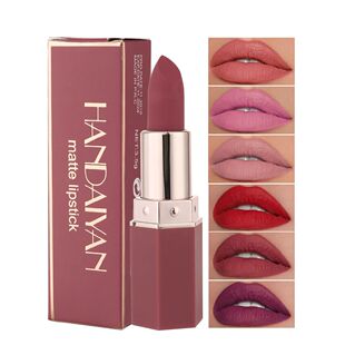 1pc matte lipstick multi-colour non fading matte long-lastin