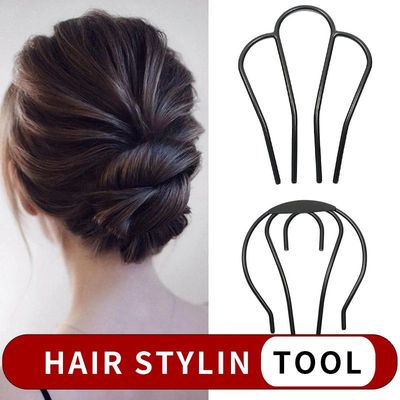 Fashion Women Hair Twist Styling Clip Stick Bun Maker DIY Ha