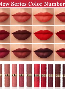 12 color lipstick matte fog lipstick lip glaze waterproof no