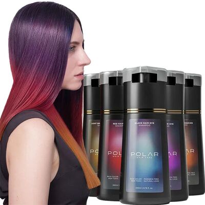 5 Colors Hair Dye Shampoo Black Hair Color Dye Hair Shampoo