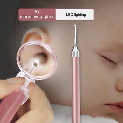 LED FlashLight Earpick Baby Ear Cleaner Endoscope Penlight S