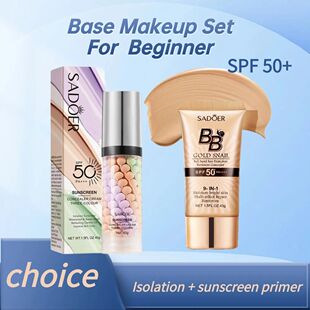 Gold Snail Sunscreen BB Cream Protector Facial Sun Block SPF