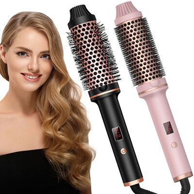 Valentine Gift Hair Curler Straightener Electric Hair Brushe