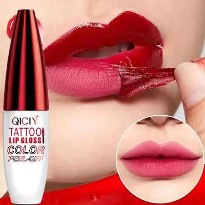 Peel Off Lip Gloss Matte Outline Contour Tattoo Lip Stain Wa