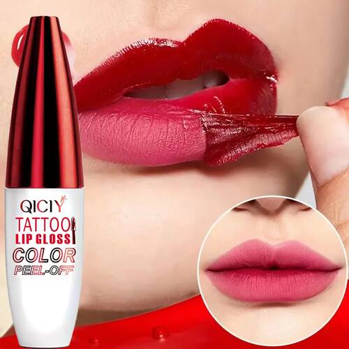Peel Off Lip Gloss Matte Outline Contour Tattoo Lip Stain Wa