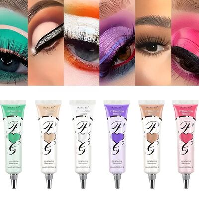 6 Color Matt Eye Shadow Primer Suitable for Oily Eyelids Wat