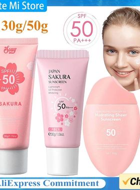 Facial Body Sakura Sunscreen Face Makeup Primer Sunblock Ski
