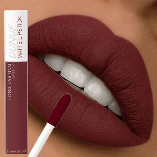 8 Color Easy To Apply Velvet Matte Lip Glaze Waterproof Last