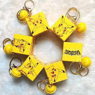 Pokemon Creative Pikachu Mini Rubik's Cube Keychain Pendant
