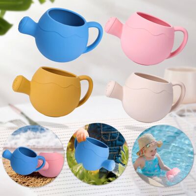 Outdoor Beach Watering Pot Silicone Baby Toy for Garden BPA
