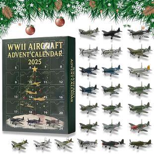 Calendar with Unique Aircraft Mini Acrylic Advent WWII
