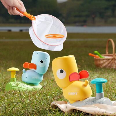 Kids Air Rocket Launcher Toy Outdoor Soaring Rocket Flying D