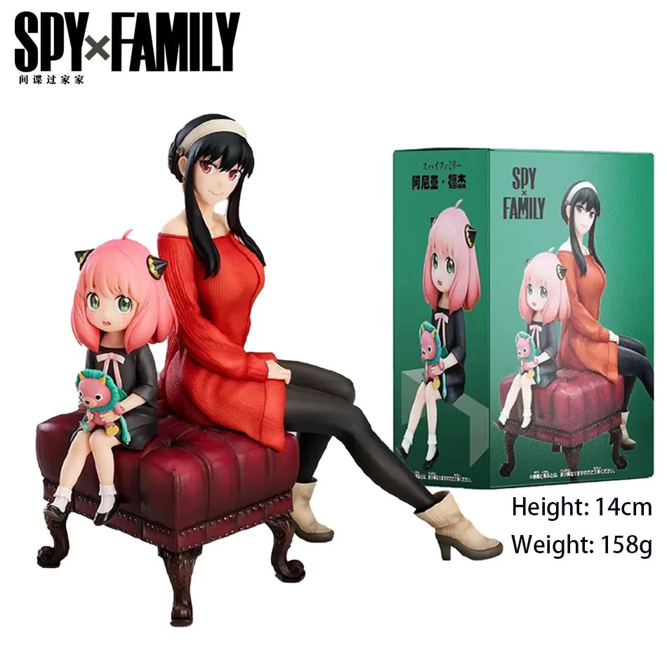 Hot 15CM Anime Figure SPY×FAMILY Anya Alstreim Yor Forger A