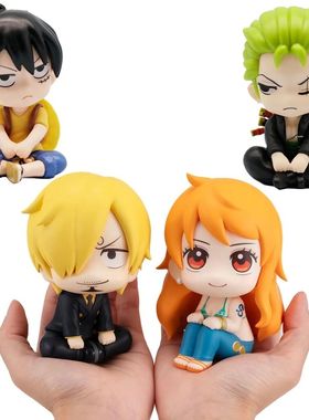 9.5cm ONE PIECE Anime Figure Look Up Luffy/Zoro Action Figur