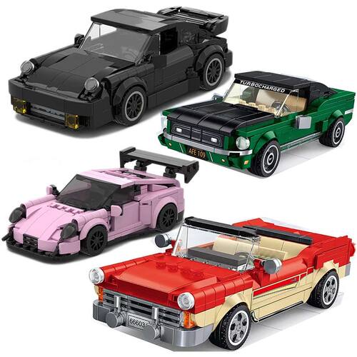 Racing Car City Speed Champions Sports Model Building Blocks