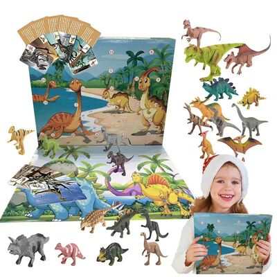 Dinosaur Christmas Advent Calendar 24 Days Dinosaur Christma