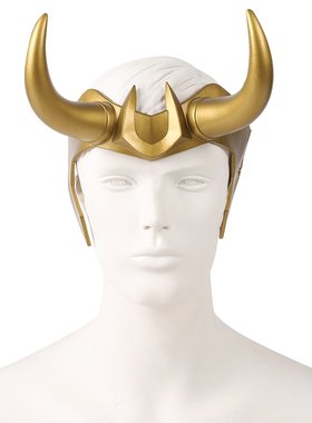 Loki Superhero Sylvie Movie Cosplay Costume PVC Mask Adult