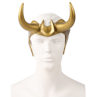 Loki Superhero Sylvie Movie Cosplay Costume PVC Mask Adult