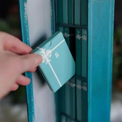 Mini Book Ornament Advent Calendar New Year Bookshelf Christ