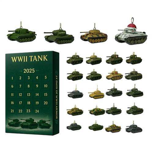 Advent Christmas Calendars 24-Day 2d Acrylic Collectible Adv