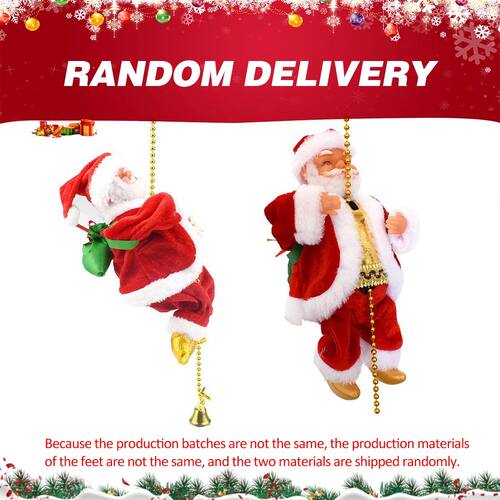 Santa Claus Climbing Beads Battery Operated Electric Climb U