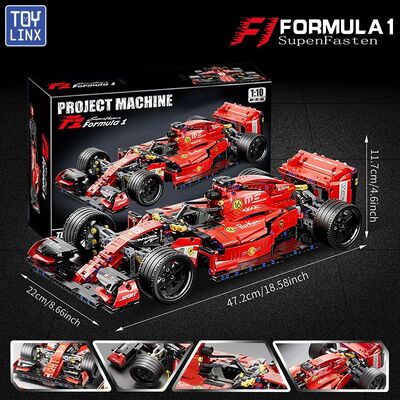 F1 RC Race Cars Building Sets MOC Remote Control Building Bl