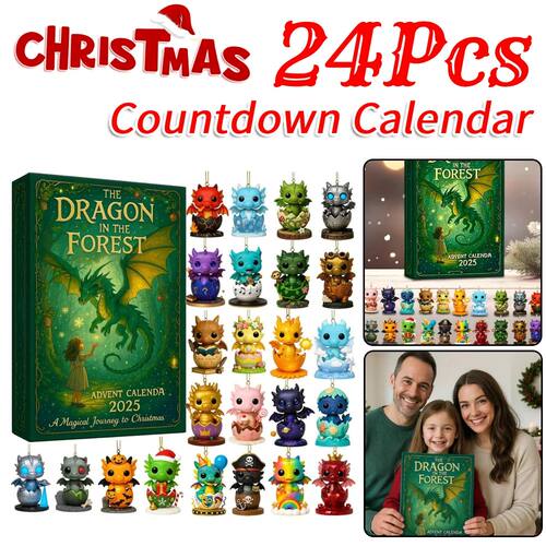 Countdown Calendar DragonInThe Forest Christmas Advent Calen
