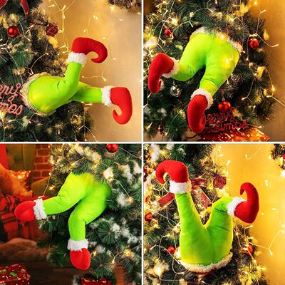 Santa Claus Elf Leg Greenwich Green Artificial Legs Christma