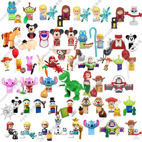 Mini Action Toys Figures Building Blocks Cartoon Toy Story M