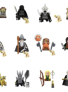New Lord Rings Action Figures Blocks Toy Orcs Medieval Wars
