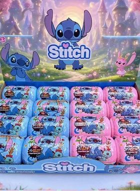 16pcs New Lilo Stitch Collect Action Figure Capsule Anime Bl