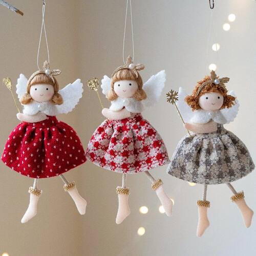 Christmas Decoration Pendant Navidad Angel Girl Christmas Ho