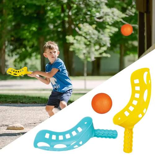 Scoop Ball Set Funny Toss Catch Game Colorful Outdoor Sports