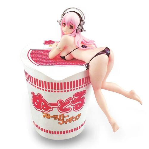 10CM Anime Figure Super Sonico PVC Action Figurine Model Toy