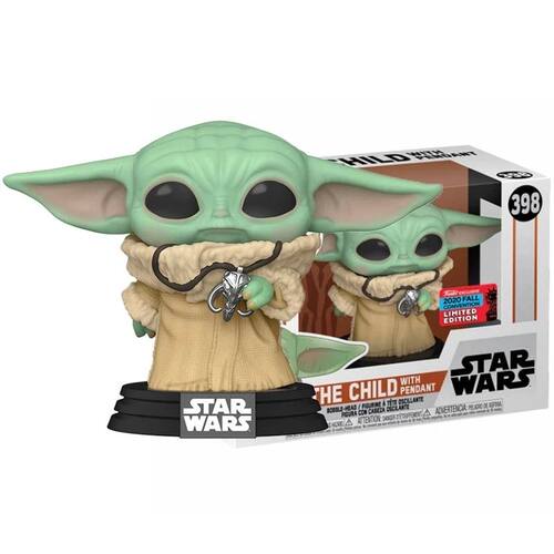 Movie STARWARS The Child With Pendant Yodas #398 Vinyl Actio