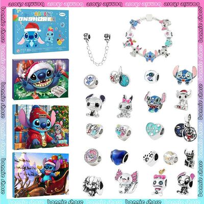 New Advent Calendar Blind Box Stitch Jewelry 24 Countdown Ch