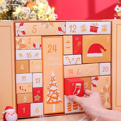 Empty Advent Box Small Christmas gift box Christmas countdow