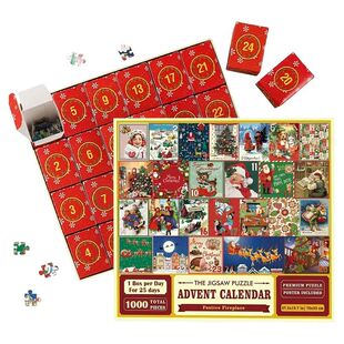 Advent Calendar Christmas Puzzle Blind Box 24 Day Countdown