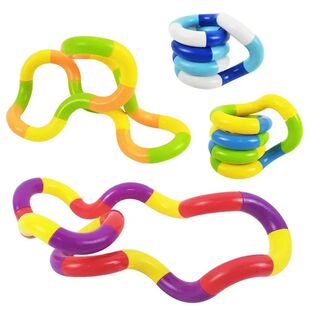 Rainbow Circle Rope Twist Fidget Toys Autism Therapy Kids Ad