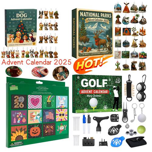 Christmas Advent Calendar National Parks/Dog/Golf Atmosphere