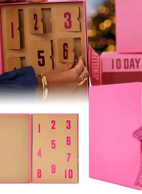 Jewelry Advent Calendar 10 Days Countdown to Christmas Calen