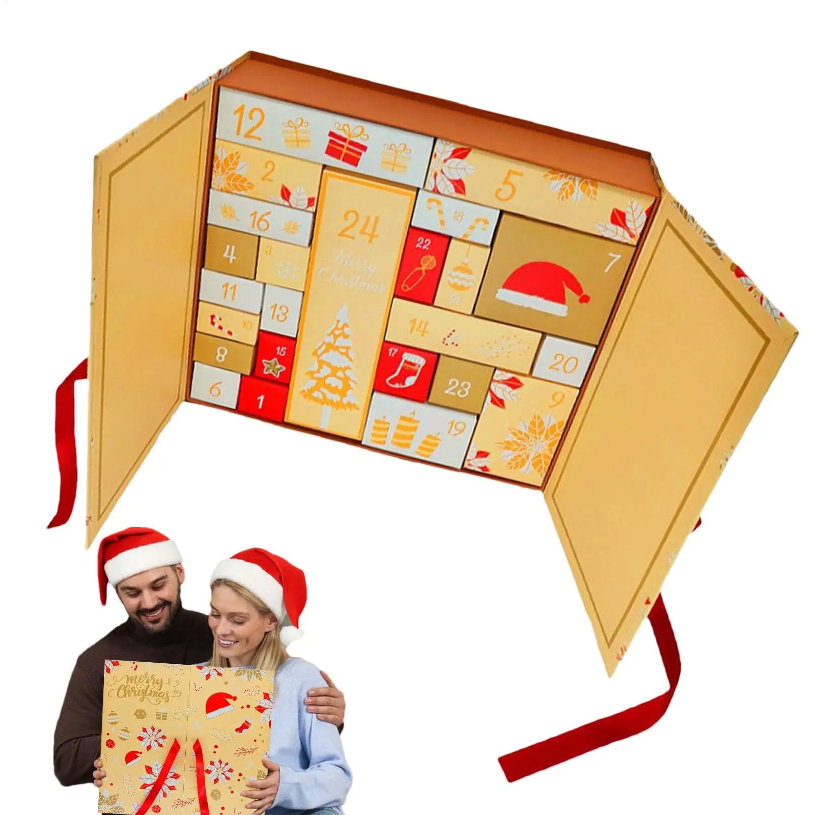 Christmas Countdown Box 24 Grids Adults Made Your Own Advent
