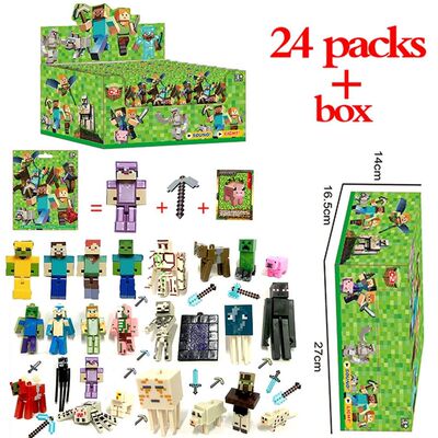 Anime game Minecraft Box Blind figures Red Mystery Toys Gift