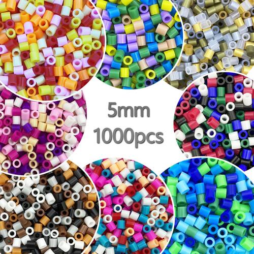 5MM 1000PCs Pixel Puzzle Iron Beads for kids Perler Hama Bea