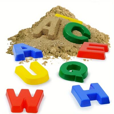 ABC Learning Alphabet Sand Mold Uppercase Letters Beach Toy