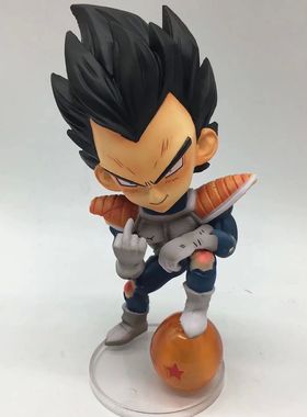 Dragon Ball Z Vegeta Funny middle finger Super Saiyan Figure