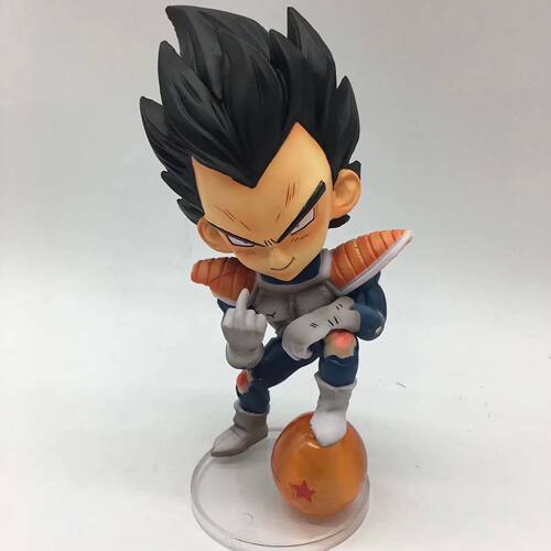 Dragon Ball Z Vegeta Funny middle finger Super Saiyan Figure