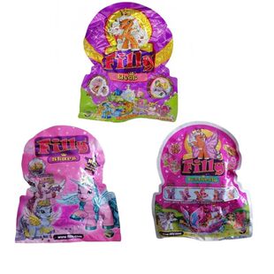 Original Filly Stars Cute Butterfly Crystals Flocking Pony B