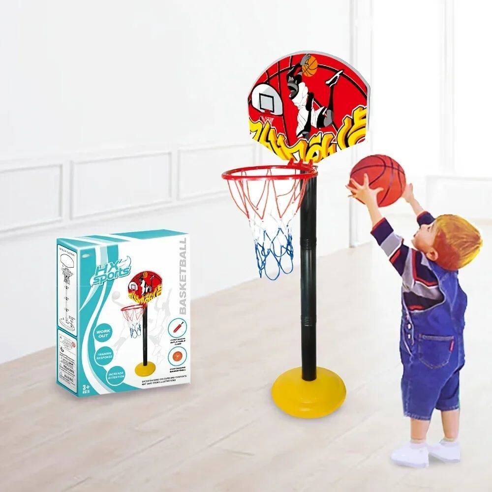 Kids Adjustable Basketball Hoop Indoor/Outdoor Fun Boy Baske